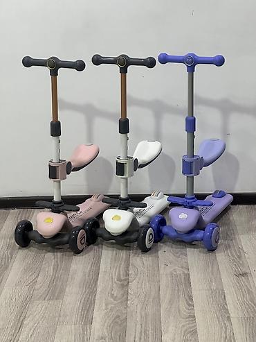 dəbilqə satışı: 🛴💎 VIPSCO 3 Təkərli Qatlanan Skuter – LED + Oturacaqlı FULL FUNKSİYA! — 1