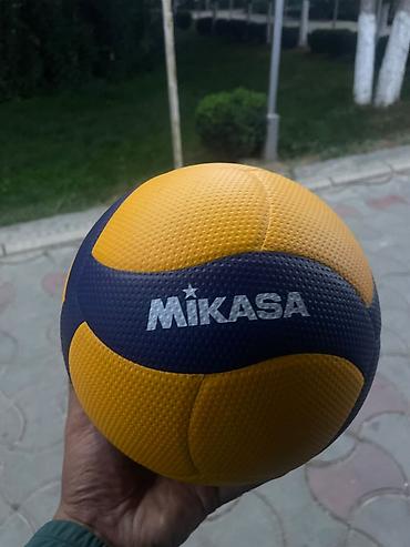 китайские фонари: Волейбольный мяч Mikasa V200W - Официальная расцветка: желто‑синий — 1