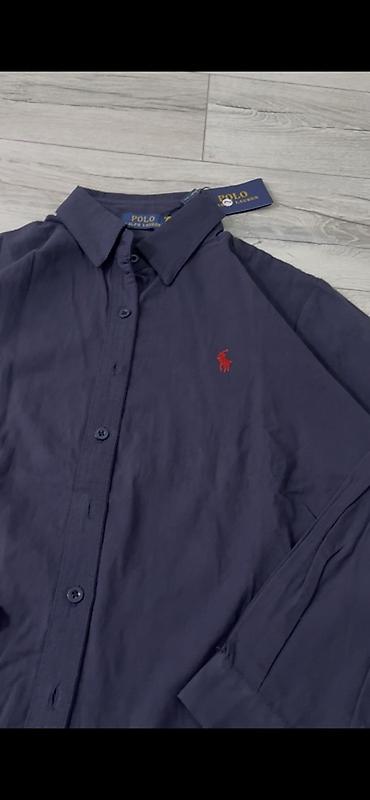 burberry куртка: Мужская рубашка, S, XS, M, Polo Ralph Lauren, Новый, цвет - Синий, Бесплатная доставка — 2
