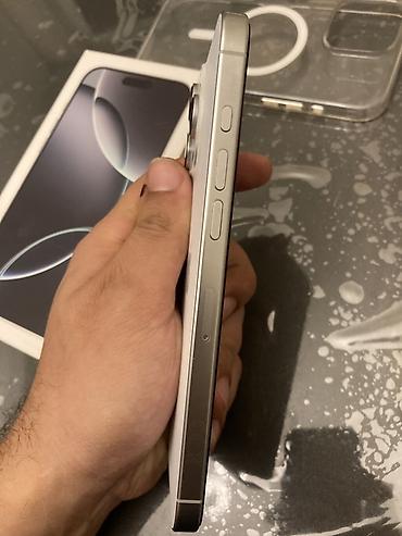 macbook air m2 qiymeti: IPhone 16 Pro Max, 256 GB, Ağ, Face ID — 5