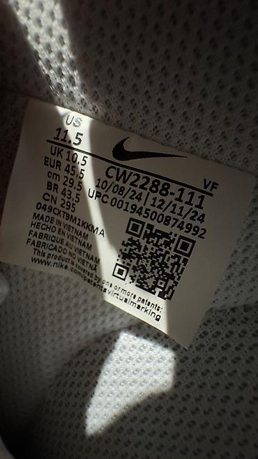 nike air force 1: Nike Air Force 1 ’07 Low – tam ağ rəng. Nike air force 1 45.5 razmer — 6
