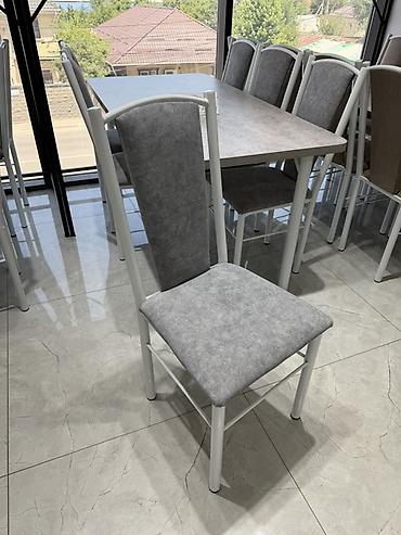 table study: Обеденный комплект: прямоугольный стол160/80 + 6 стулья - — 2