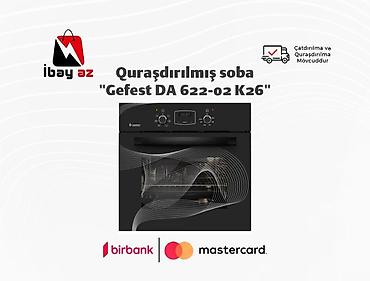 Quraşdırılmış soba "Gefest DA 622-02 K26"Quraşdırılmış soba Gefest DA