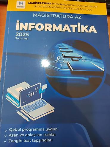 evdarliq kitabi pdf: Məhsul: “Magistratura.az – İnformatika 2025” (9-cu nəşr) dərs vəsaiti — 1