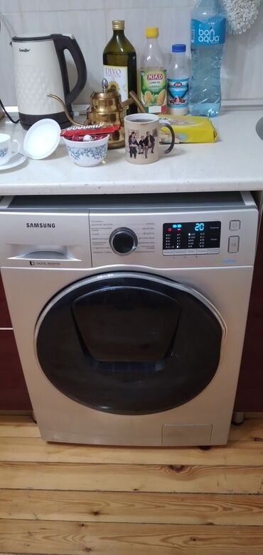 Paltaryuyan maşınlar: Paltaryuyan maşın Samsung, 8 kq, İşlənmiş, Avtomat, Qurutma var, Kredit yoxdur, Pulsuz çatdırılma