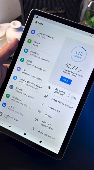 Digər planşetlər: Octa Core prosessor ▲ Operativ yaddaş - 12 GB ▲ Daxili yaddaş - — 18