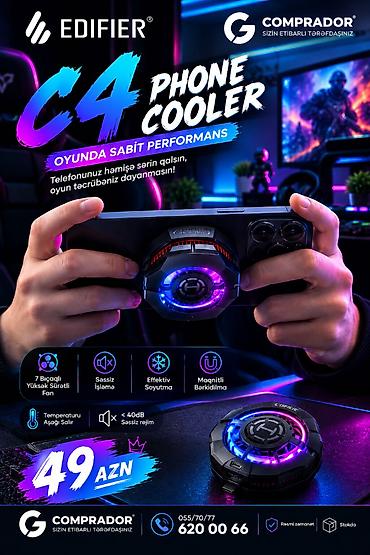 🌀 Edifier C4 - Oyunçular üçün hazırlanmış 7 bıçaqlı yüksək peredli