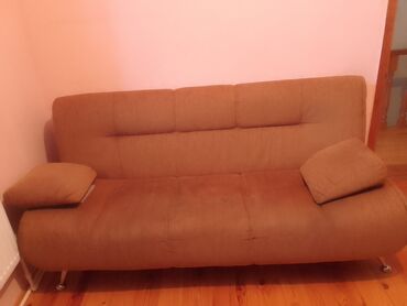 углавой диван: Б/у, Диван, 2 кресла, С подъемным механизмом, Раскладной