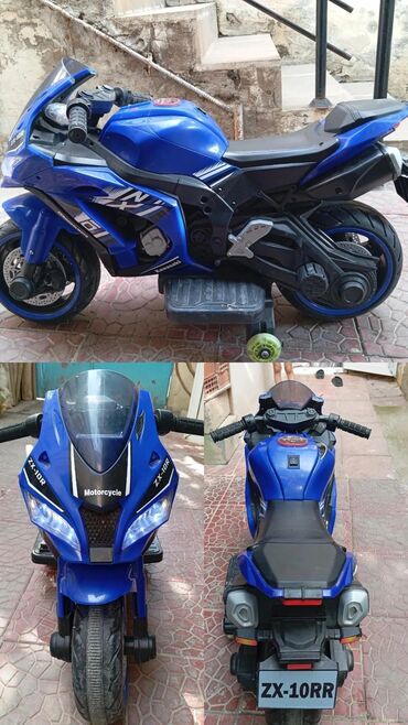 детский мотоцикл каталка: Uşaq üçün elektrik motosikleti – ZX-10RR üslubunda - Rəng