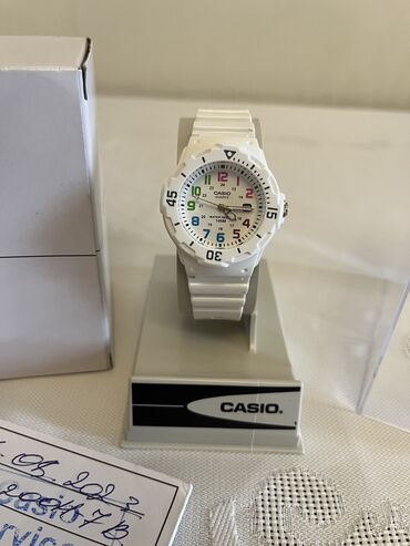 чай для похудении из египта на 100 оригинал: Б/у, Наручные часы, Casio, цвет - Белый