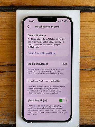 iphone 16 pro ikinci el: IPhone 13, 128 GB, Ağ, Face ID — 7