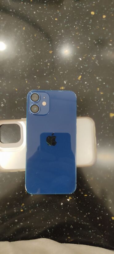 поко х6 про бишкек: IPhone 12 mini, Б/у, 64 ГБ, Blue Titanium, Защитное стекло, Чехол, Кабель, 74 %