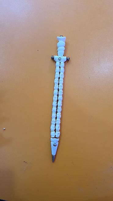 pla filament: Dekorativ sümük naxışlı qeyri-adi qələm - Dizayn: İki paralel — 3