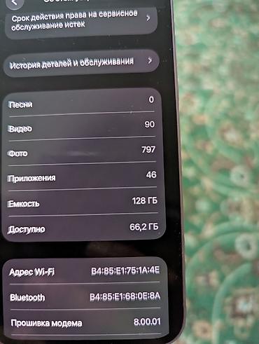 apple iphone 4s: IPhone 12 mini, Б/у, 128 ГБ, Deep Purple, Чехол, 66 % — 5