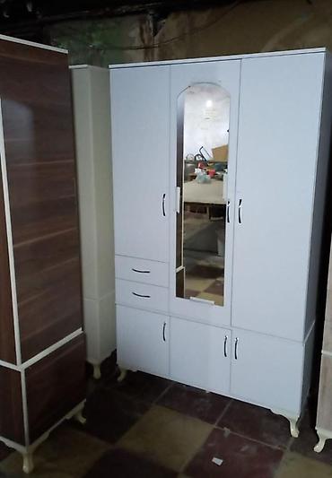 skaf ucuz: 3 qapılı paltar dolabı - Material: laminat - Ölçü: 2 m × 45 sm × 1.20 — 7