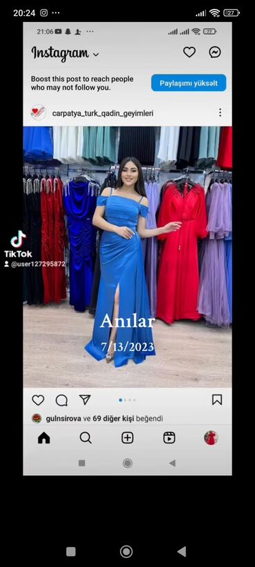 Ziyafət donları: Ziyafət donu – bordo rəngdə, uzun və uçuşqan şifon qatlı model. - — 11