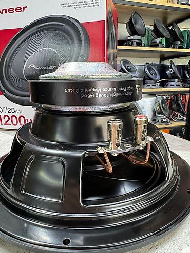 оригинальные: Оригинальный сабвуферный динамик Pioneer! 10 дюймов 
25см — 10