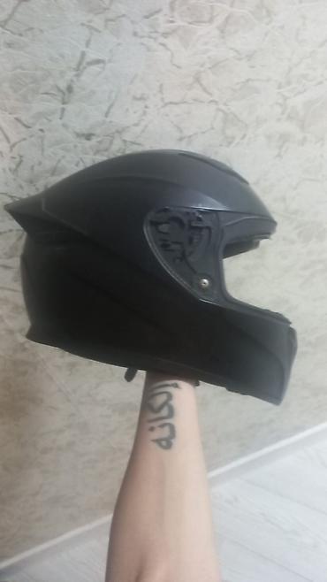 moto tvs: Crown Racing tam üzlü motosiklet dəbilqəsi - Rəng: mat qara - — 2