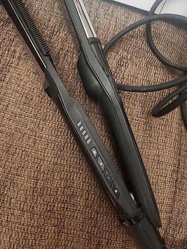 üz buxar aparatı: BaByliss Steam Shine Styler – buxarlı saç ütüsü Xüsusiyyətlər: - — 1