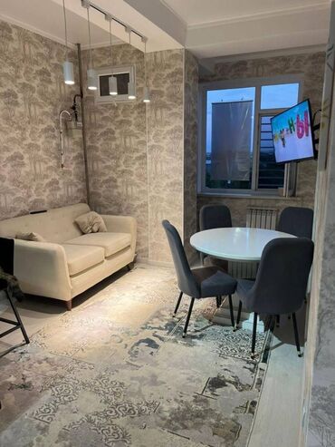 квартира восток 5: 2 бөлмө, 78 кв. м, Элитка, 4 кабат, Дизайнердик ремонт