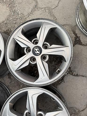aeolus e70: Литые Диски R 15 Hyundai, Комплект, отверстий - 5, Б/у — 6