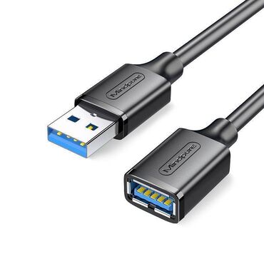 Модемы и сетевое оборудование: Кабель Mindpure Удлинитель USB AM - USB AF 3.0, 3м Кабель Mindpure