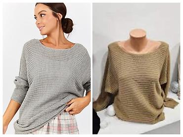 Dva džempera, veličina L/XL. Model oversized sa širom, opuštenom