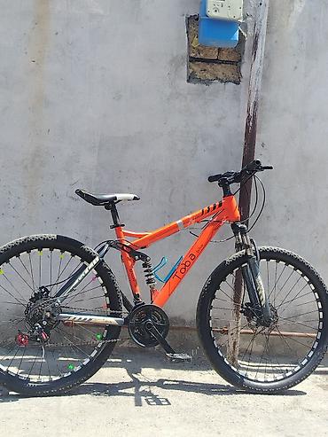 Toba MTB velosipedi – tam asqılı (full-suspension) dağ modelidir