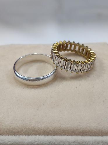 Серебряные кольца: Серебряные парные кольца Серебро напыление жёлтое золото 925 пробы at lalafo.kg — 12 Серебряные кольца: Серебряные парные кольца Серебро напыление жёлтое золото 925 пробы — 12