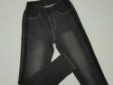 jeansowe spódniczka na szelkach: Джинси, M, стан - Ідеальний