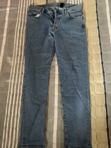 джинсы мом: Джинсы S (EU 36), цвет - Синий