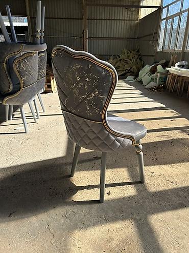 Sifarişlə oturacaqlar: Mətbəx üçün, Qonaq otağı üçün, Taxta, Parça, Türkiyə, 2 il zəmanət, Kredit yoxdur — 5