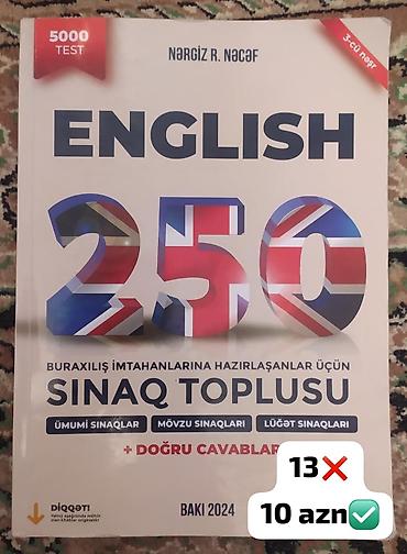 samoyed qiyməti: Az dili, Riyaziyyat, ingilis dili Test toplularini hamısının içi — 5