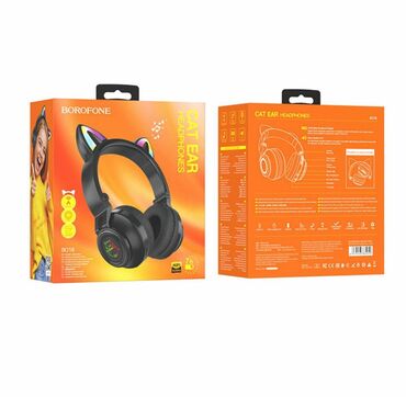 borofone be28 plus инструкция на русском: BOROFONE BO18 Cat ear беспроводные наушники, BT 5.0, батарея 400mAh