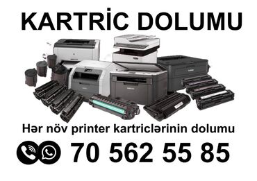 ремонт генераторов: Bütün növ katriclərə dolumun edilməsi. Baş vermiş problemlərin