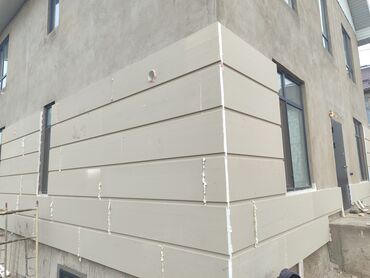 Фасадные плиты Сары-Таш (Травертин): Терма панел сухой травертин багет обновление для окна колонна жасайбыз — 8