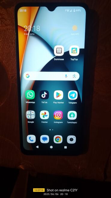 telefon akse: Realme C21Y, 128 GB, rəng - Qara, İki sim kartlı