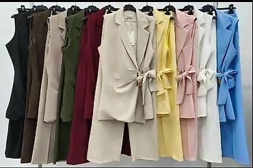Kompleti: Elegantni ženski komplet – prsluk sa pantalonama Fenomenalni Zara — 9