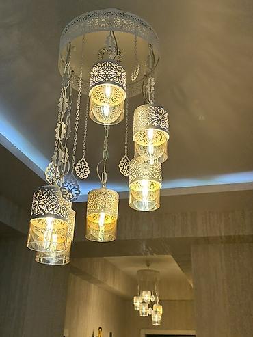 lustur alti fiqurlar: Çılçıraq, 6 lampa, Metal — 1