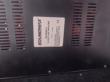 hoparlör: SOUNDMAX SX-3200.4 avtomobil gücləndiricisi və bas qutusu - Brend — 1