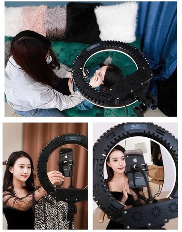 фотографы: Кольцевая светодиодная лампа ring light hq-14 бишкек отличный подарок