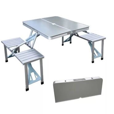 yığılan stol: Piknik masası ✔Açilib yiğilan ✔çomadan şekilinde daşina bilen ✔4