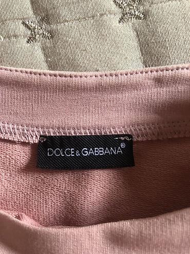 top: Розовая укороченная футболка/свитшот Dolce & Gabbana. - Цвет — 3