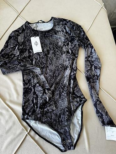 змеиная кожа питон: Боди, Турция, Трикотаж, XS, S — 2
