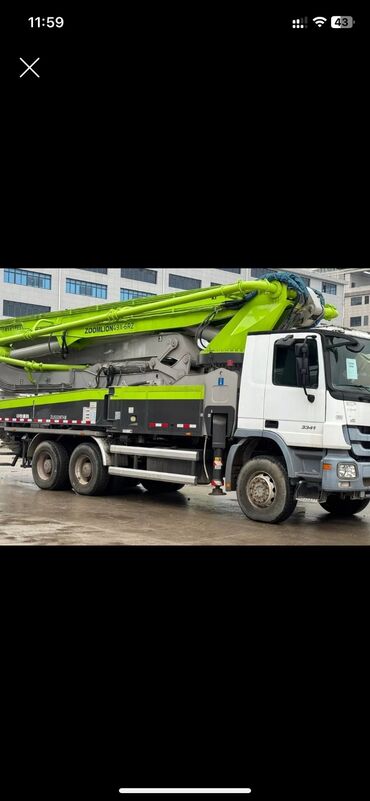Бетононасосы: Бетононасос, Mercedes-Benz, 2012 г., 40-60 м