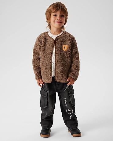 Верхняя одежда: В наличии демисезонные плюшевые куртки тедди. 👆👆👆Последние 92 и — 3