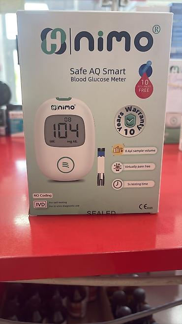 tezig olcen: Nimo Safe AQ Smart qan qlükoza ölçən cihaz - Model: Safe AQ Smart — 1