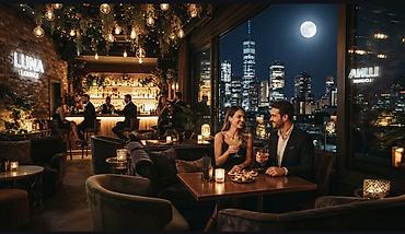 барный: Luna Lounge — стильный коктейль-бар Требуются официантки, с опытом — 1