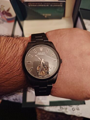 Qol saatları: Yeni, Qol saatı, Rolex, rəng - Qara — 2