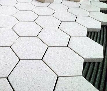 Резиновая плитка: Промышленная кислотоупорная плитка шестигранник Керамические — 3